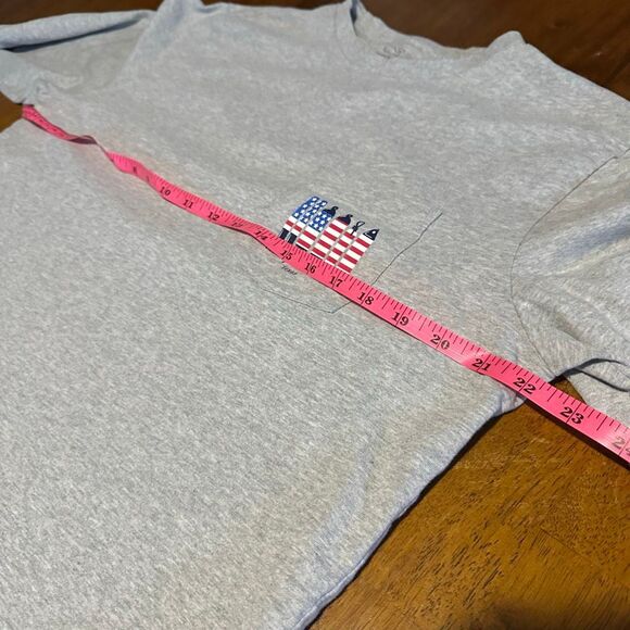 Vineyard Vines Mens Long Sleeve Graphic Print T Shirt Texas Theme Size M - Picture 8 of 9